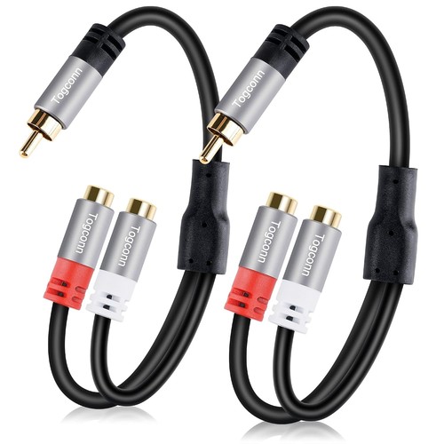 Rca adapter splitter cable - rca,